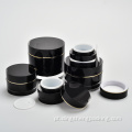 15g Black Oval Vail Jar Plástico Creme para Creme de Face